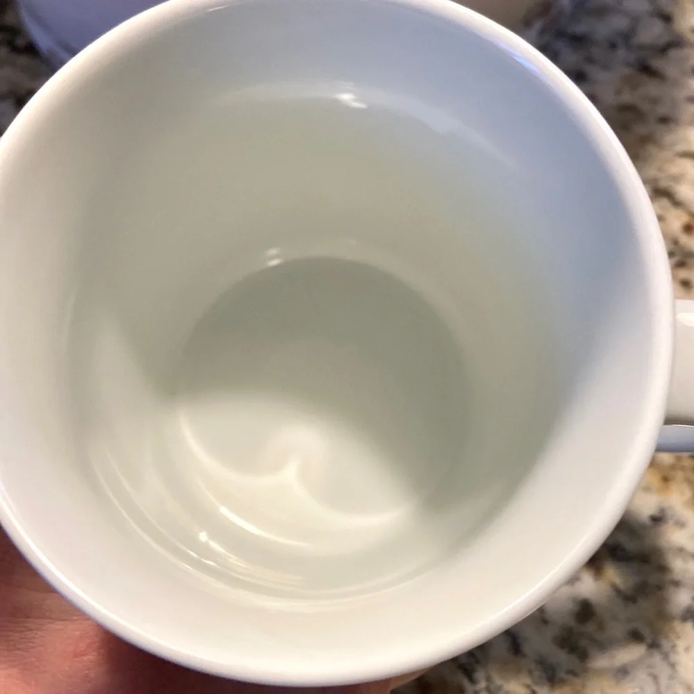 Crate & Barrel ‘B’ Alphabet Ceramic Tapered Mug